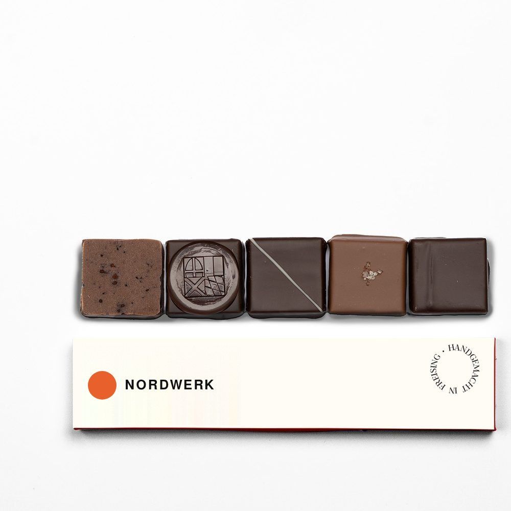 Pralinen mit Faltschachtel, Beispielmotiv