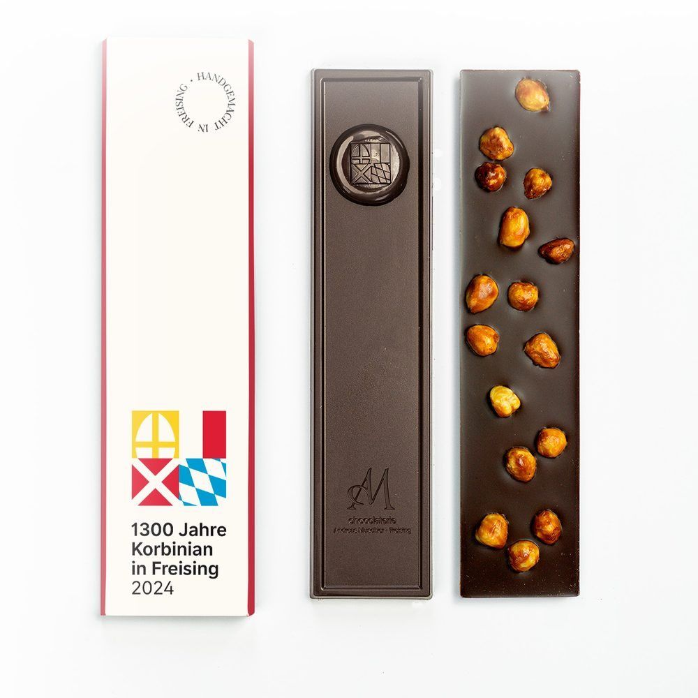 Schokoladentafel mit Faltverpackung